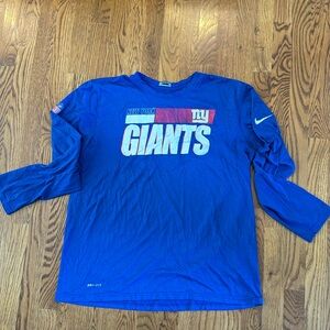 New York Giants Long Sleeve Shirt